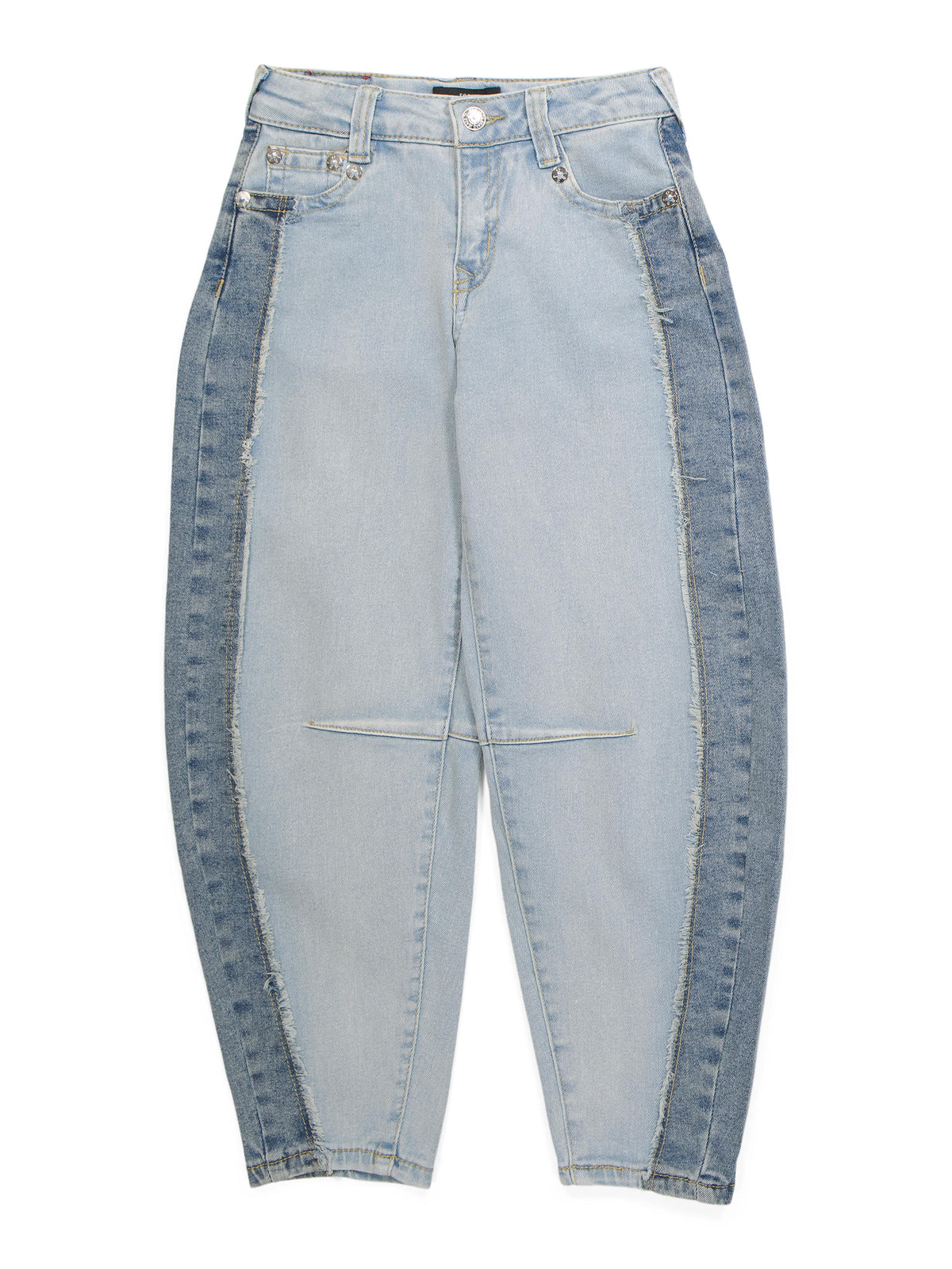 TRUE RELIGION Qız Üçün Kontrast Detaylı Barrel Cins