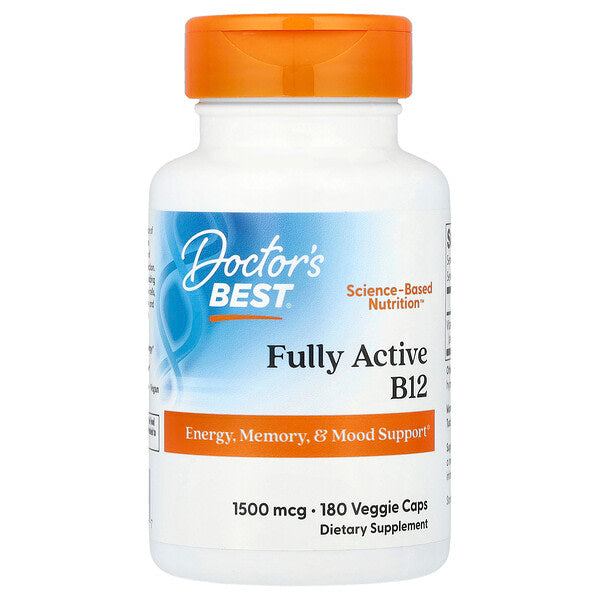 Doctor's Best Tam Aktiv B12 1500 Mcg 180 Bitki Kapsulu