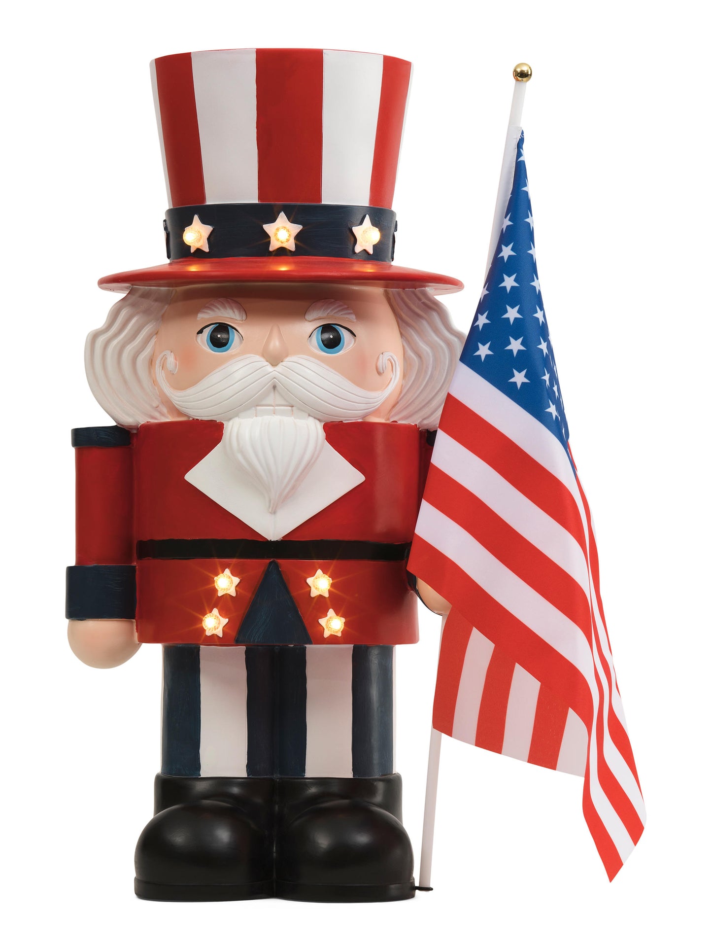 STARS & STRIPES Led Uncle Sam Fiquru Bayraqla