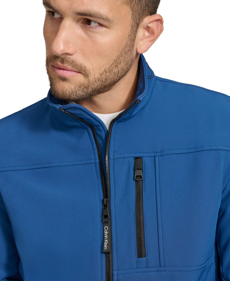 Calvin Klein Kişi Sonsuz Uzanımı Soft Shell Gödəkçə
