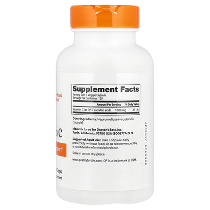 Doctor's Best C Vitamini 1000mg 120 Veggie Kapsula