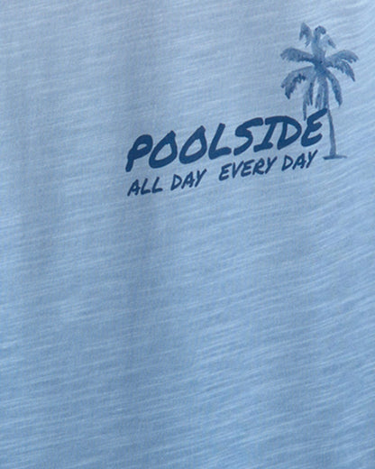 OshKosh B'gosh Oğlan 'Poolside' Ombre Qrafik Köynəyi - Mavi