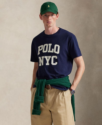 Polo Ralph Lauren Kişi Klassik Oturuşlu Qrafik Köynək