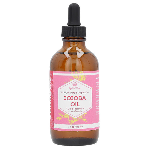 Leven Rose 100% Təmiz Bioloji Jojoba Yağı 4 Fl Oz 118 Ml