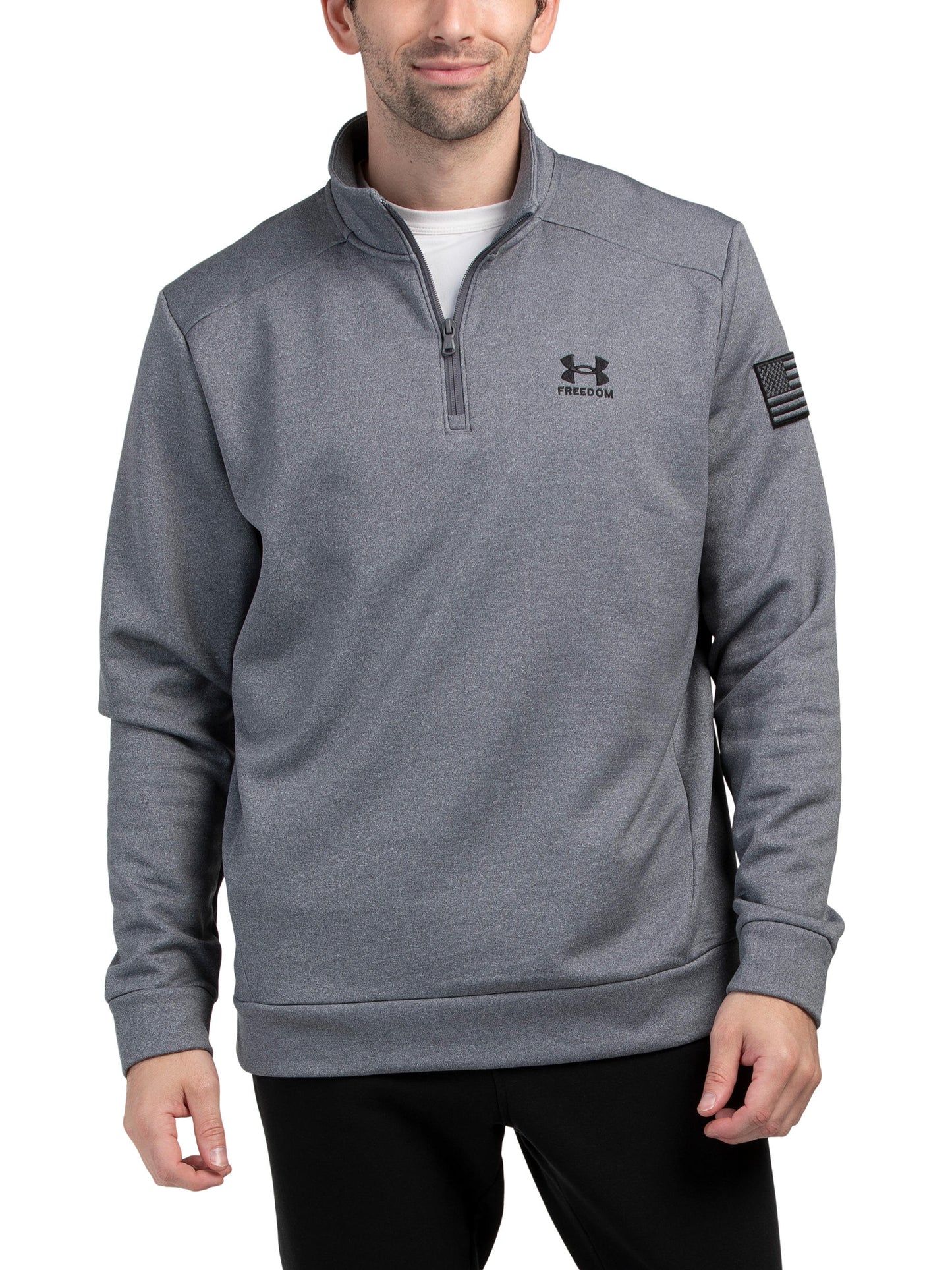 Freedom Flag Quarter Zip Svetər