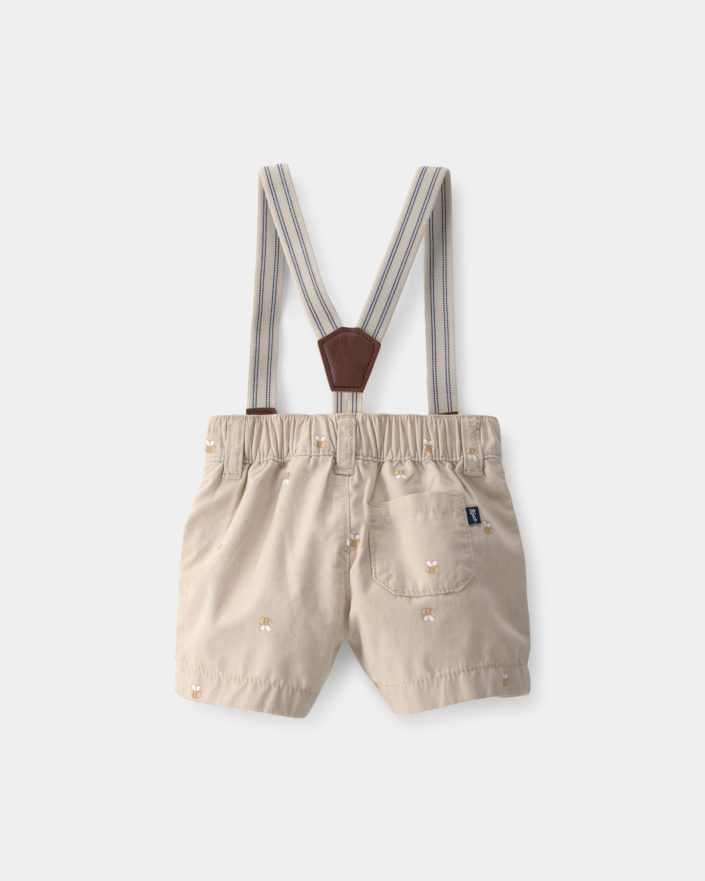 OshKosh B'gosh Uşaq Oğlan Disney© Winnie the Pooh Bal Arısı Askılı Şortlar - Xaki YoxYox