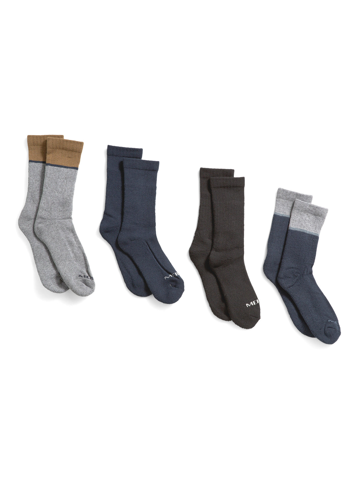 MERRELL 4pk Tərmostat Rəngli Blok Üstü Çorap