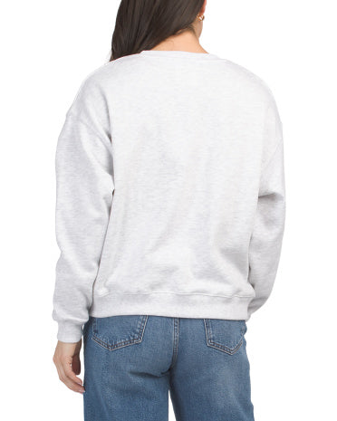 LAZY SUNDAY Fleece Qrafik Bandana Baskılı Sweatshirt