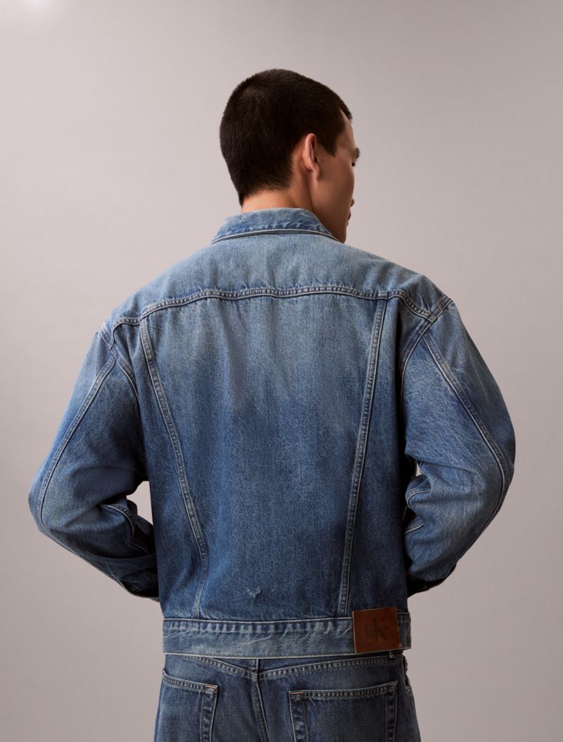 Calvin Klein 90s Denim Trucker Gödəkçəsi