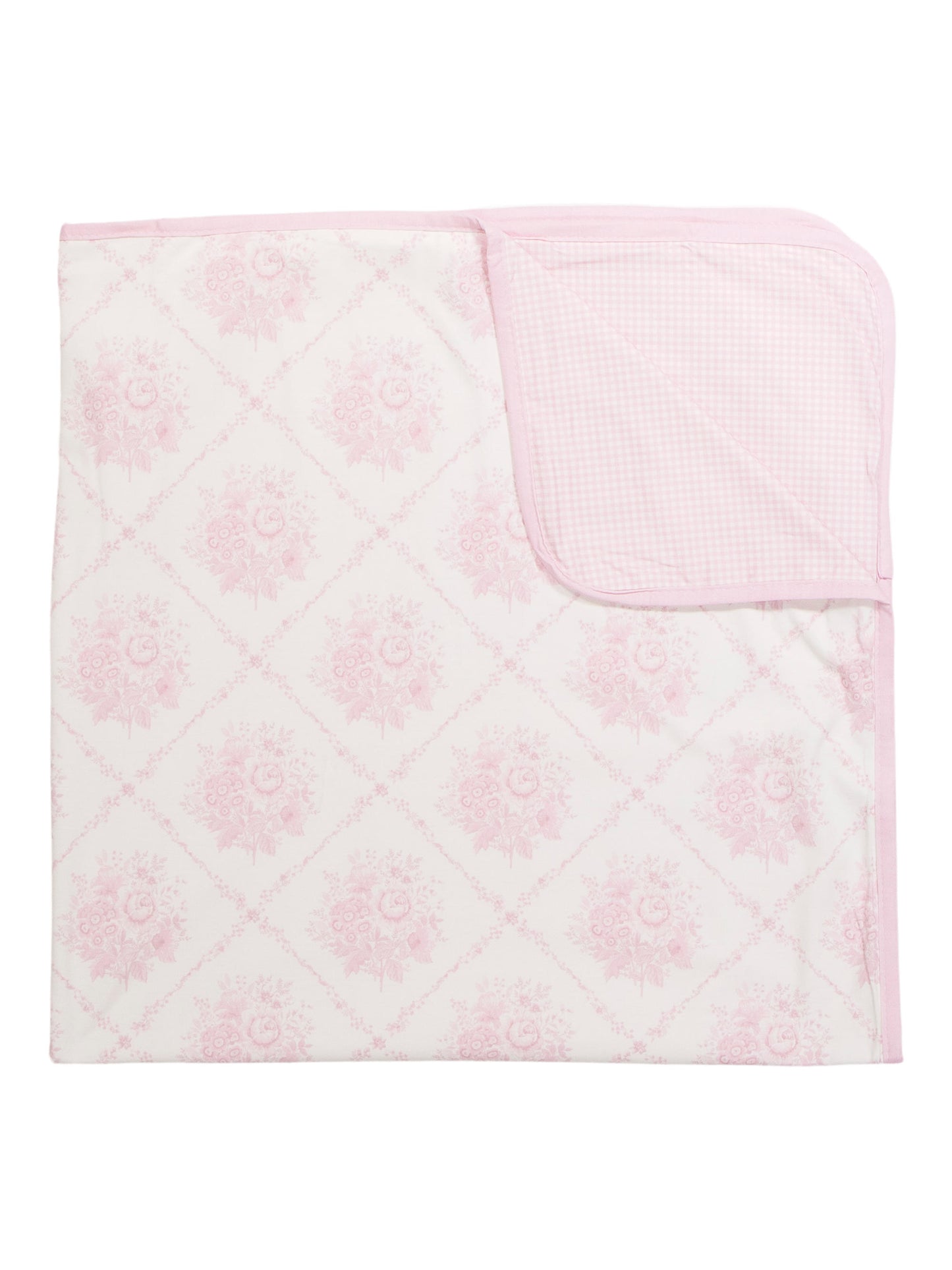 SHABBY CHIC Josette Çiçəkli Uşaq Arabası Yorğanı