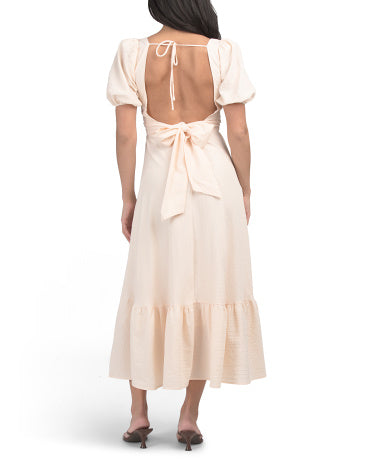 ASTR Twist Bust Tie Back Maxi Geyim