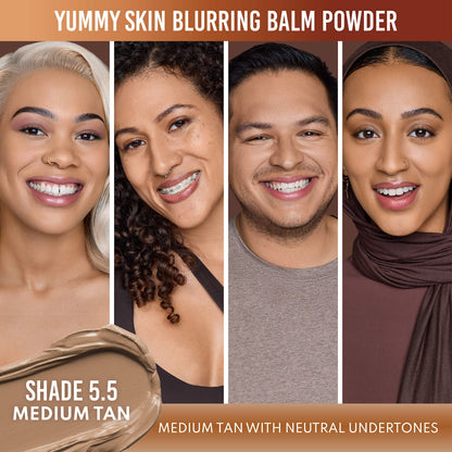 Danessa Myricks Beauty Yummy Skin Bulanıqlaştırıcı Balm Pudra - Rəngli Primer və Tonal Krem