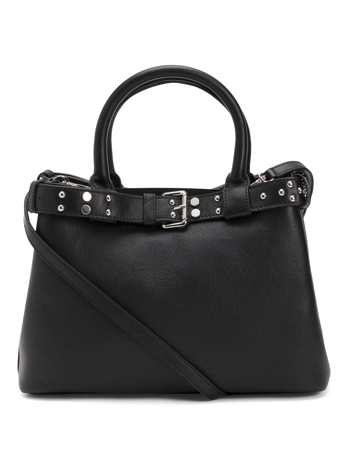 WALTER BAKER Leather Brooks Çapraz Çanta Üç Bölmə Süngü Detaylı