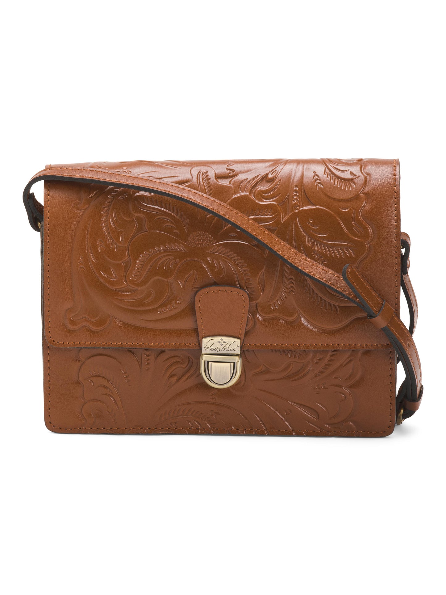 Leather Lanza Organizer Crossbody