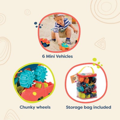 B. toys B. Mini Monster Trucks