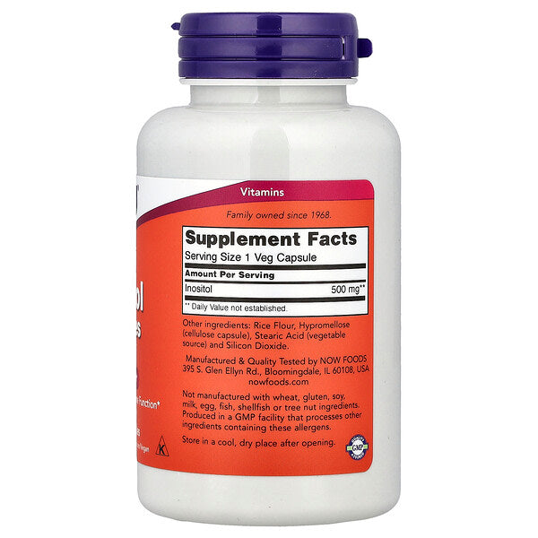 Now Foods İnositol 500 Mq 100 Bitki Kapsulu