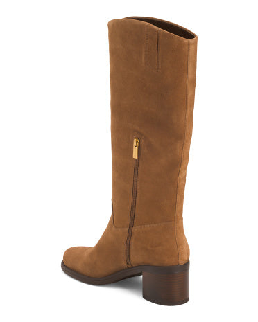 VINCE CAMUTO Suede Amree Yüksək Çəkmə