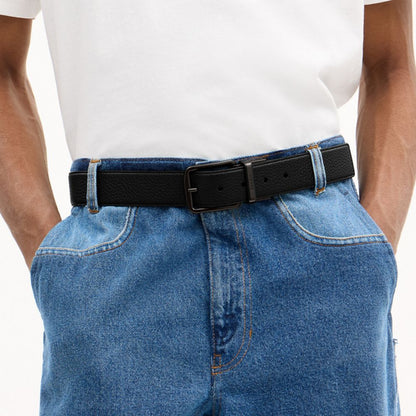 Coach Qoşqulu Toqqu Ölçüyə Uyğun Tərs Tərəfli Kəmər, 38 Mm