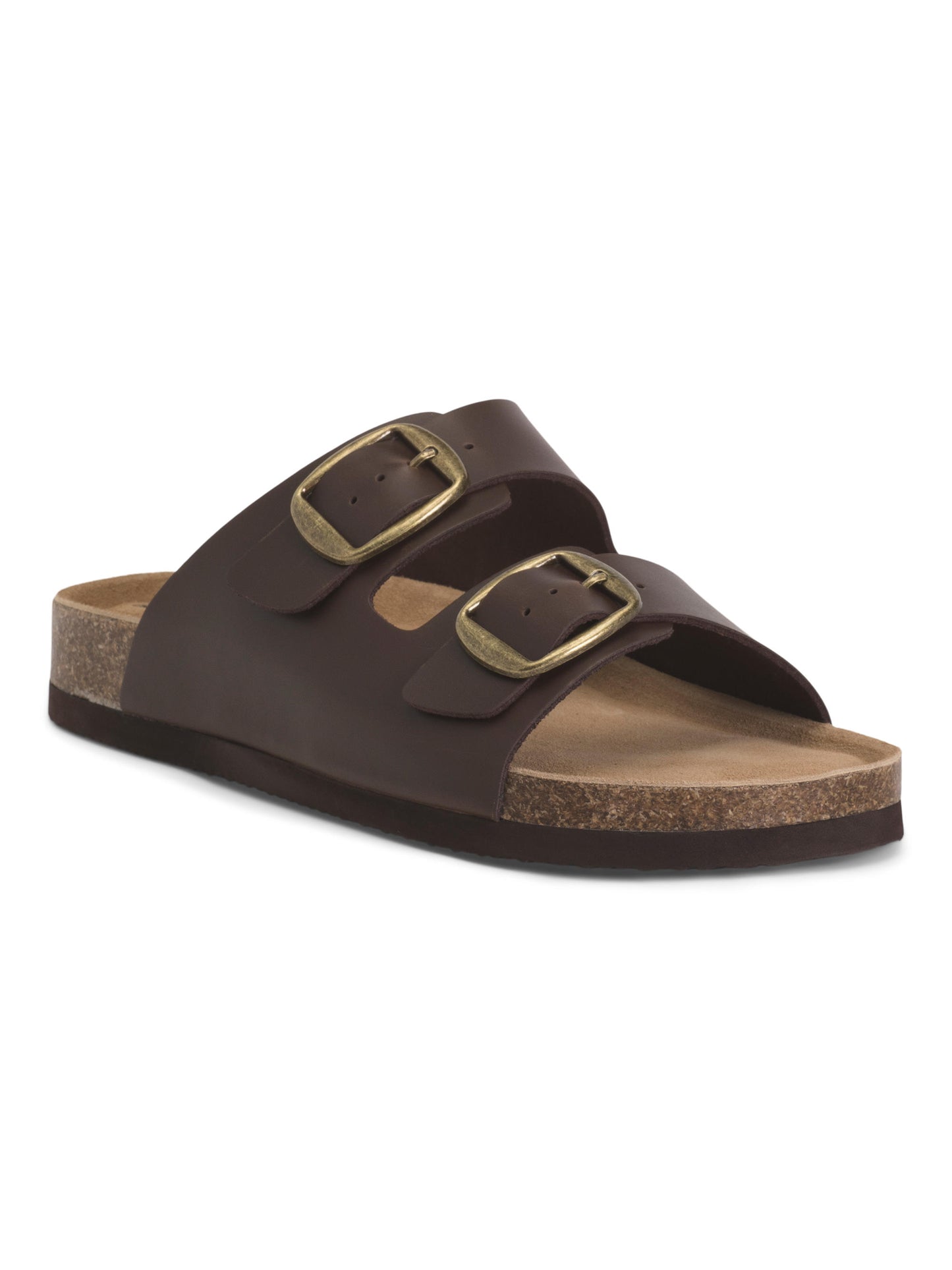 GREYSTONE Leather Eddi Buckle Sandal