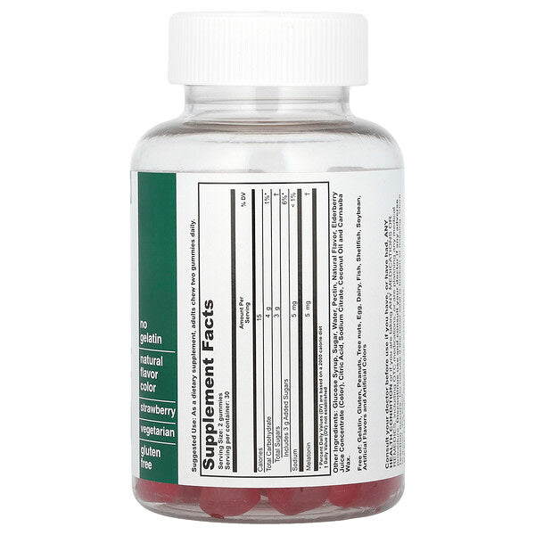 T Rq Adult Gummy Melatonin Sleep Çiyələk 60 Qamma Vitaminlər