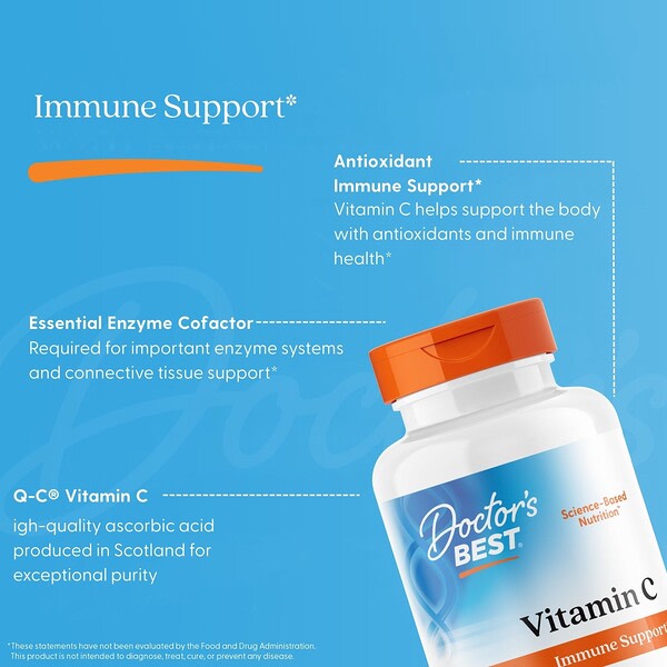 Doctor's Best C Vitamini 1000mg 120 Veggie Kapsula