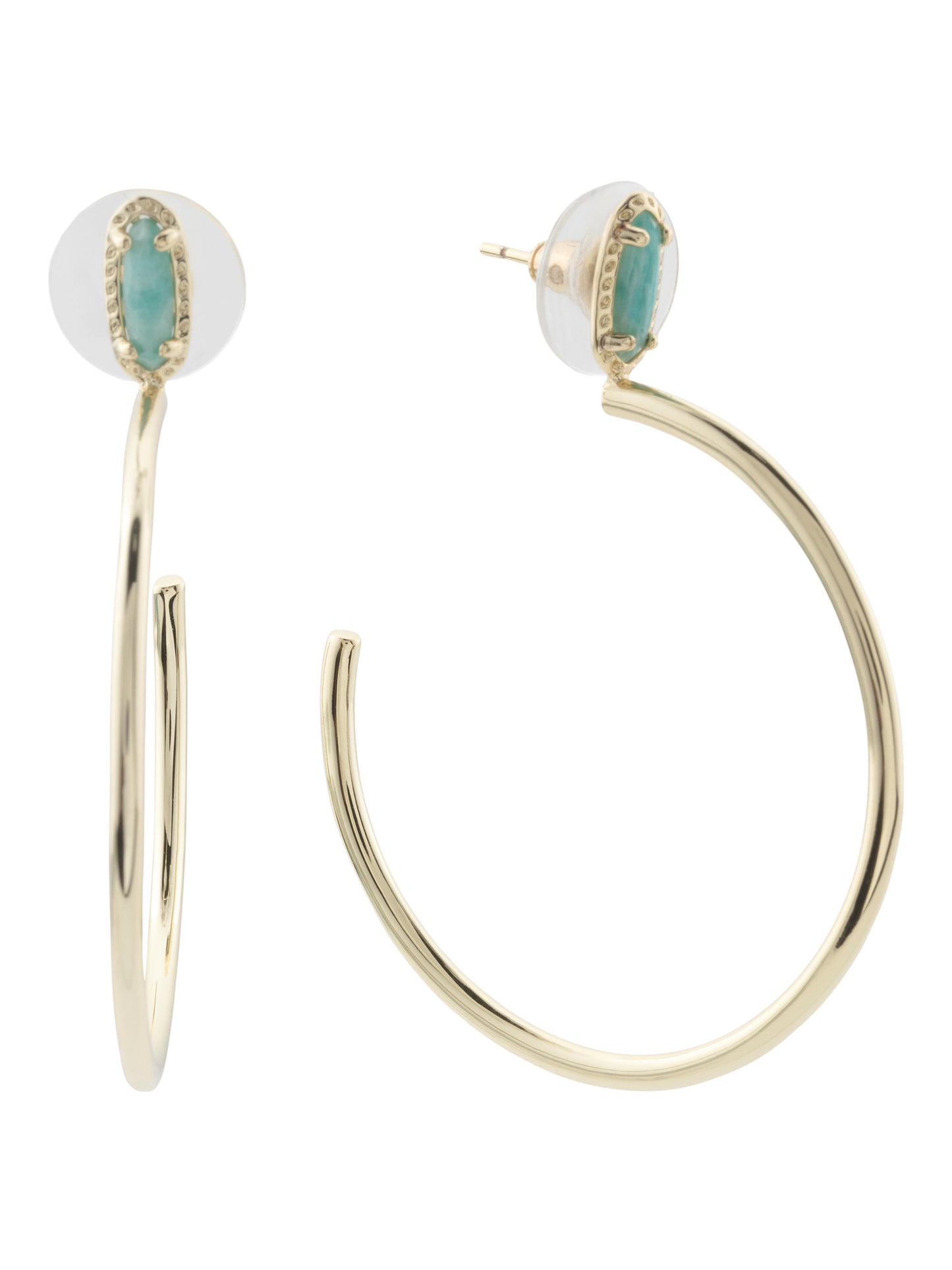 KENDRA SCOTT Gold Amazonit Emma Halka Küpə