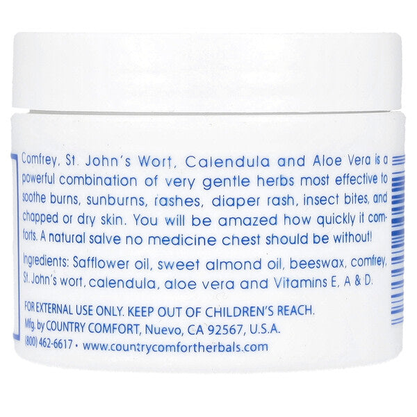 Country Comfort Herbal Savvy Comfrey Aloe Vera 57 G