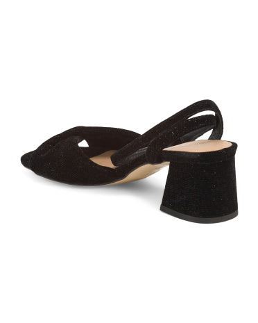 LK BENNETT Joelle Twist Blok Topuqlu Formal Sandal