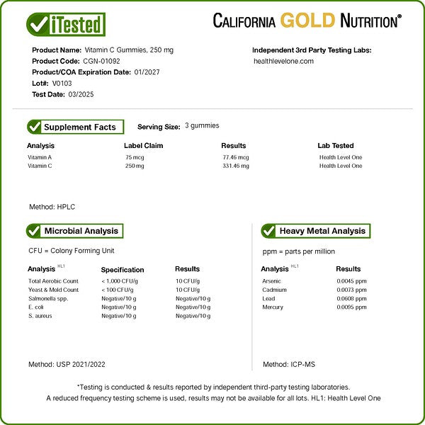 California Gold Nutrition C Vitamini Qamma Vitaminləri Narıncı 90 Ədəd
