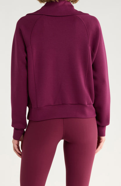 SPANX® AirEssentials Yarım Fermuar Sveatshirt