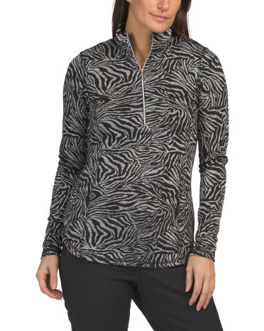 SNO SKINS Made In Usa Quarter Zip Base Layer Top