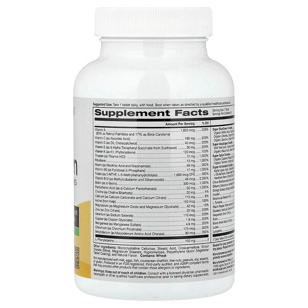 California Gold Nutrition Simplyone 50 Qadın Multivitamini Kompleks