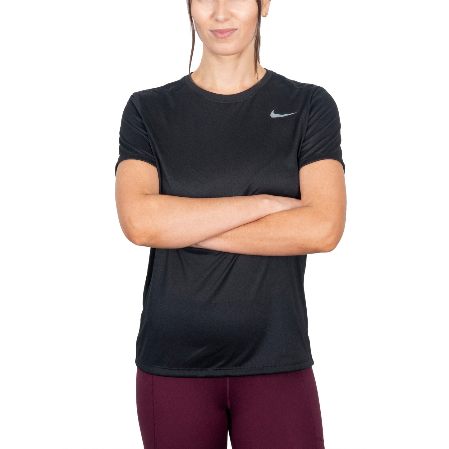 Nike Qadın İdman Köynəyi Qara