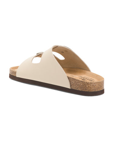 GREYSTONE Leather Eddi Buckle Sandals