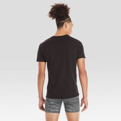 Hanes Premium Hanes Kişi Premium 5-li Paket Dar Oturuşlu Crew Neck T-Shirt - Qara M