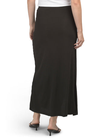 PAPERHEART Ribbed Maxi Skirt