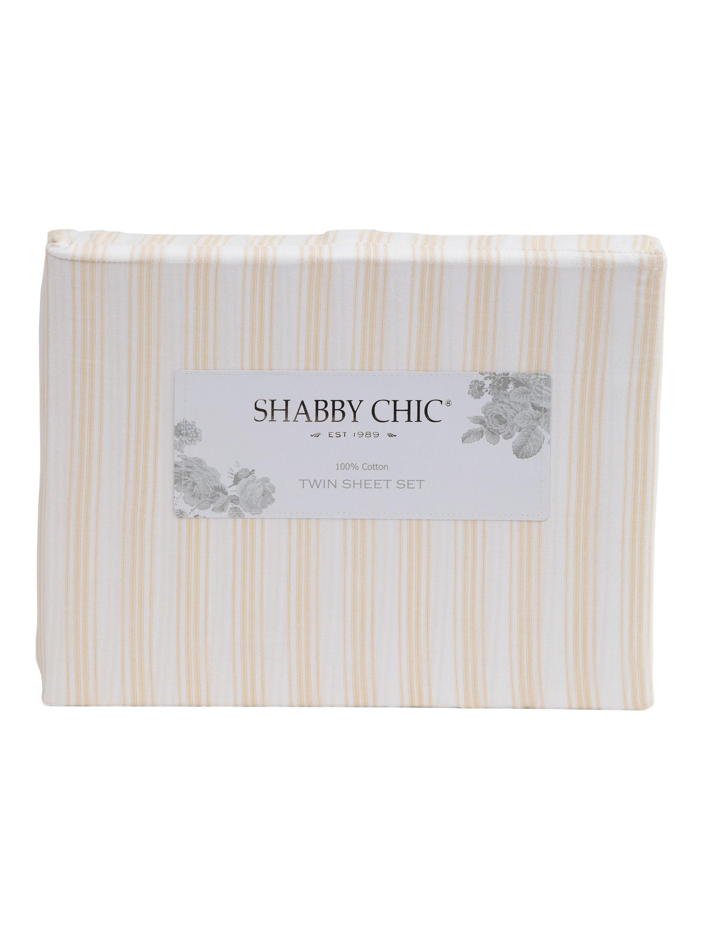 SHABBY CHIC Pamuklu Çizgili Yataq Dəsti