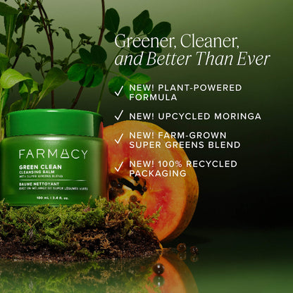 Farmacy Green Clean Makeup Temizləyici Balm