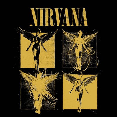 Merch Traffic Nirvana Kişi Qısa Kollu Qrafik T-Shirt Qara L