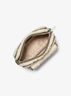 Michael Kors Bradshaw Extra-Small Qüymə Dəri Kamera Çapraz Çantası