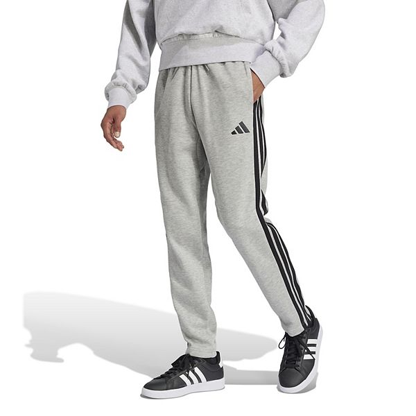 adidas Essentials 3-Stripes Kişi Açıq Paça Fleece Şalvarı