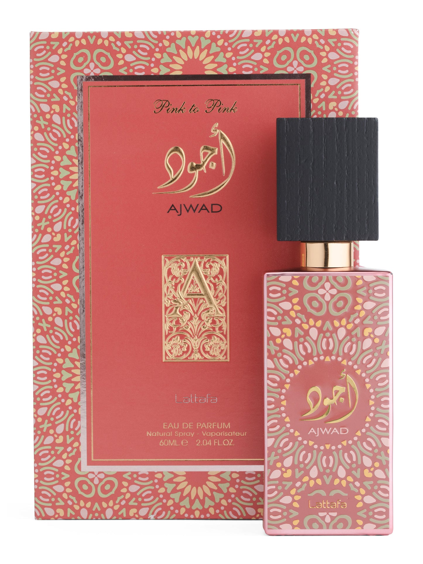 LATTAFA 2.04oz Ajwad Çəhrayı Eau De Parfum