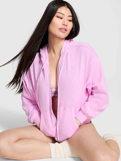 PINK Campus Fleece™ Full-Zip Huddi