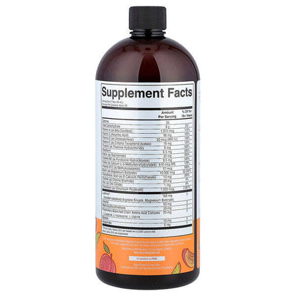 Maryruth S Sıvı Səhər Multivitamini Saç Böyüməsi Şaftalı Mango 30 Fl Oz 887 Ml YoxYox