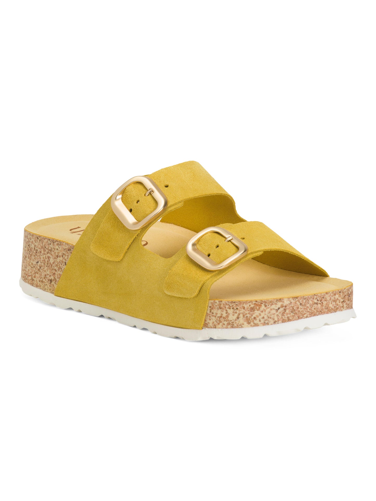 YOKONO İspaniyada İstehsal Edilmiş Süet İki Zolaq Platformalı Sandal