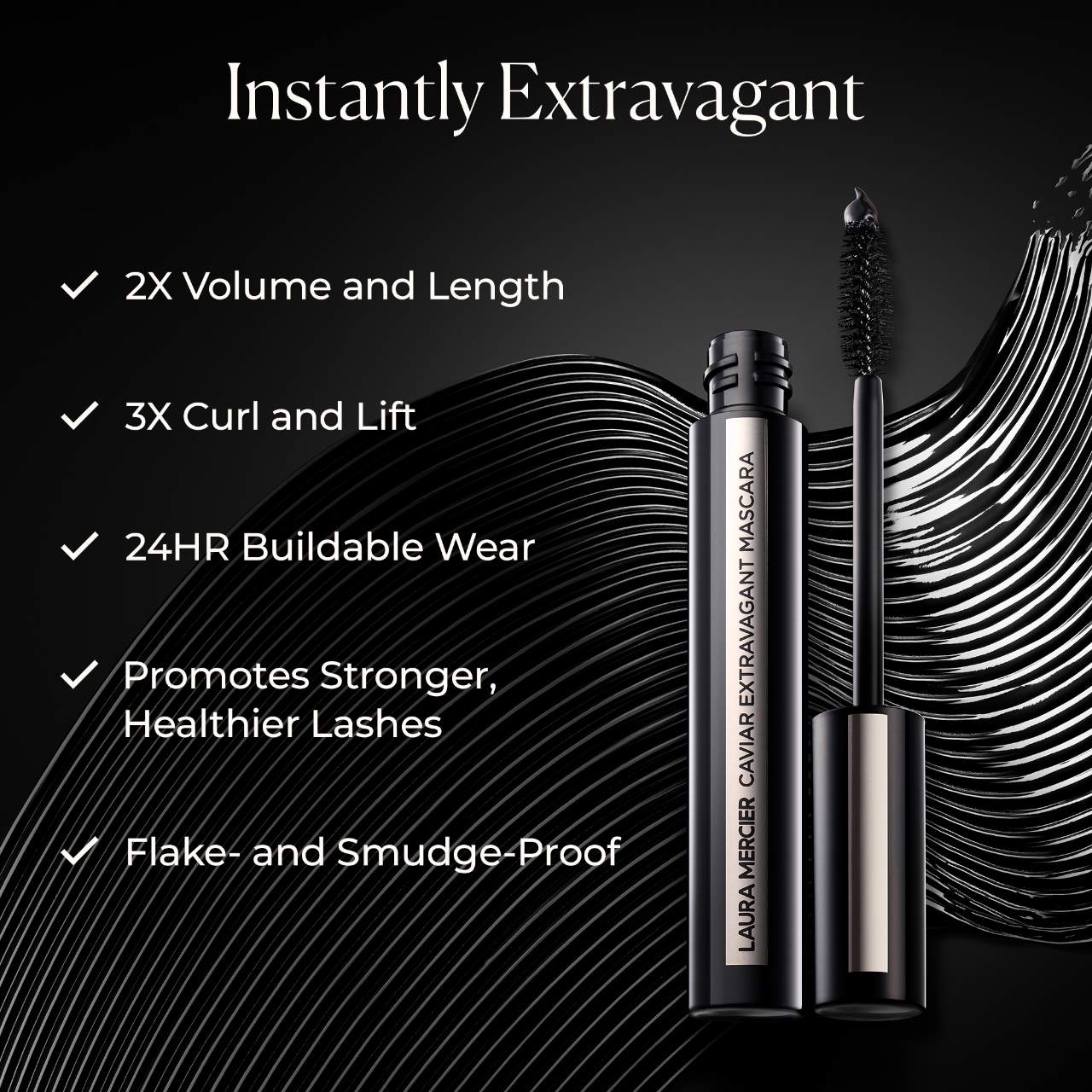 Laura Mercier Caviar Extravagant Volumizing & Lengthening Maskara