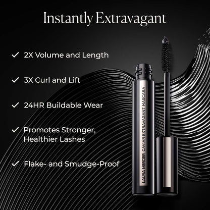 Laura Mercier Caviar Extravagant Volumizing & Lengthening Maskara
