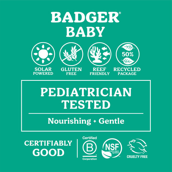 Badger Baby Mineral Günəş Kremi SPF 40 Babiş Nərgizi 87 ml