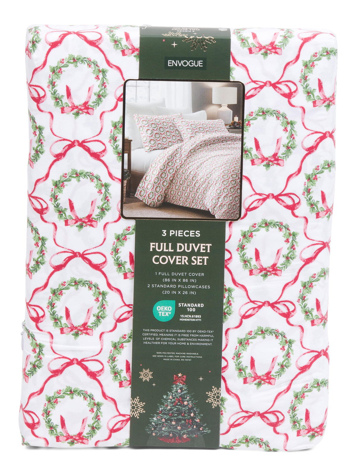 ENVOGUE Holiday Bows Yataq Dəsti