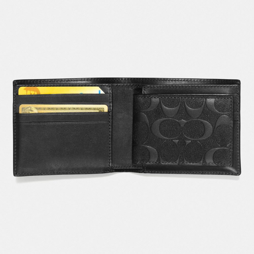 Coach 3-In-1 Cüzdan Signature Dəri